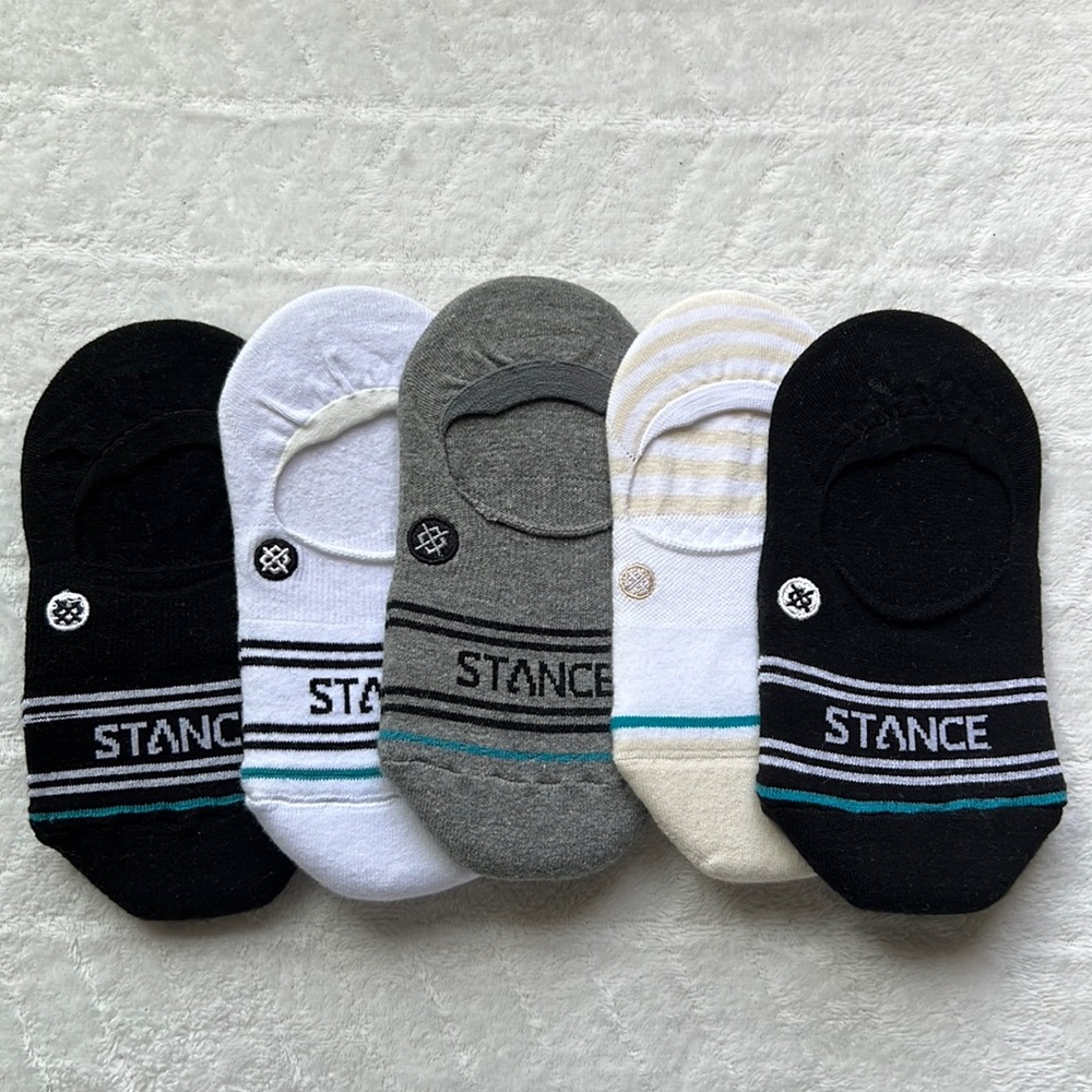 (5) Stance Gamut Super Invisible No Show Socks - image 1